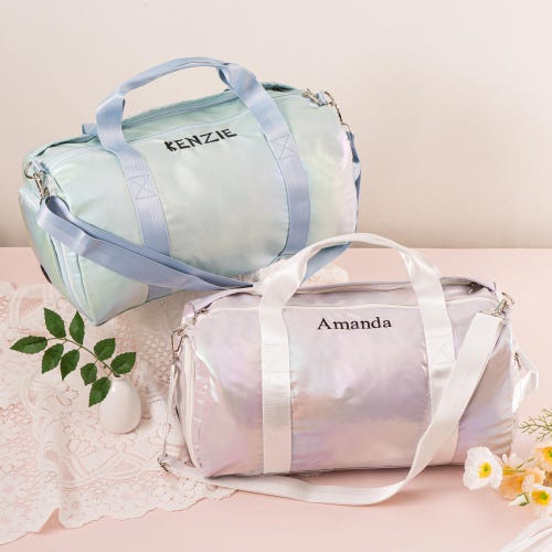 Personalized Duffle Bag: Embroidered Polyester Weekender Travel