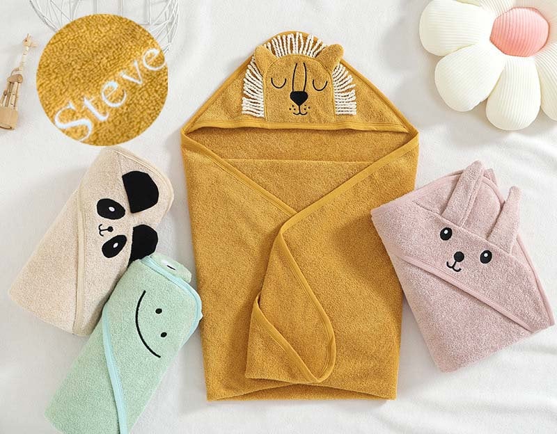 Baby Bath Essentials Kit with Personalized Hooded Towel Tutorial