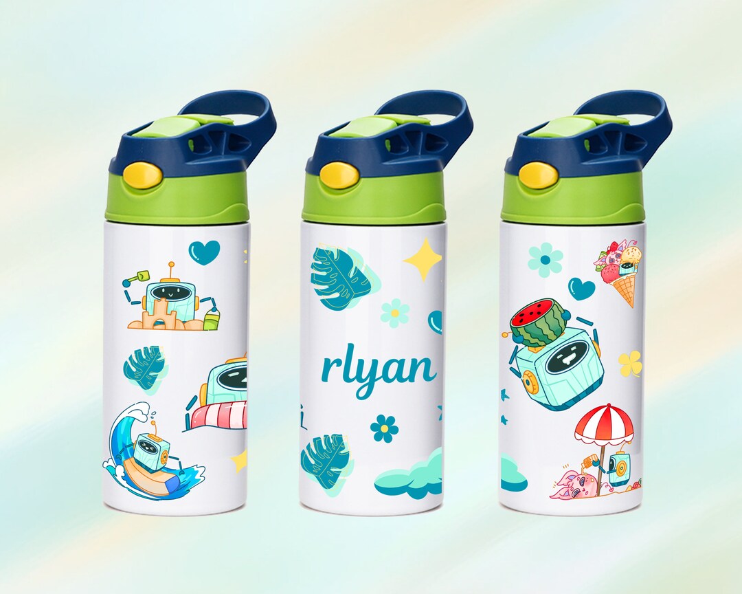 Personalized Kids Insulated Cup, 12 Oz Stainless Steel Thermos, Custom