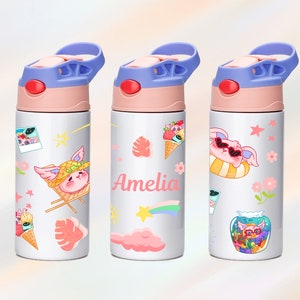 Buy Wholesale China 350ml Custom Logo Stainless Steel Thermos Kids Water  Bottle Cartoon For School Children & Kids Water Bottle at USD 2.6