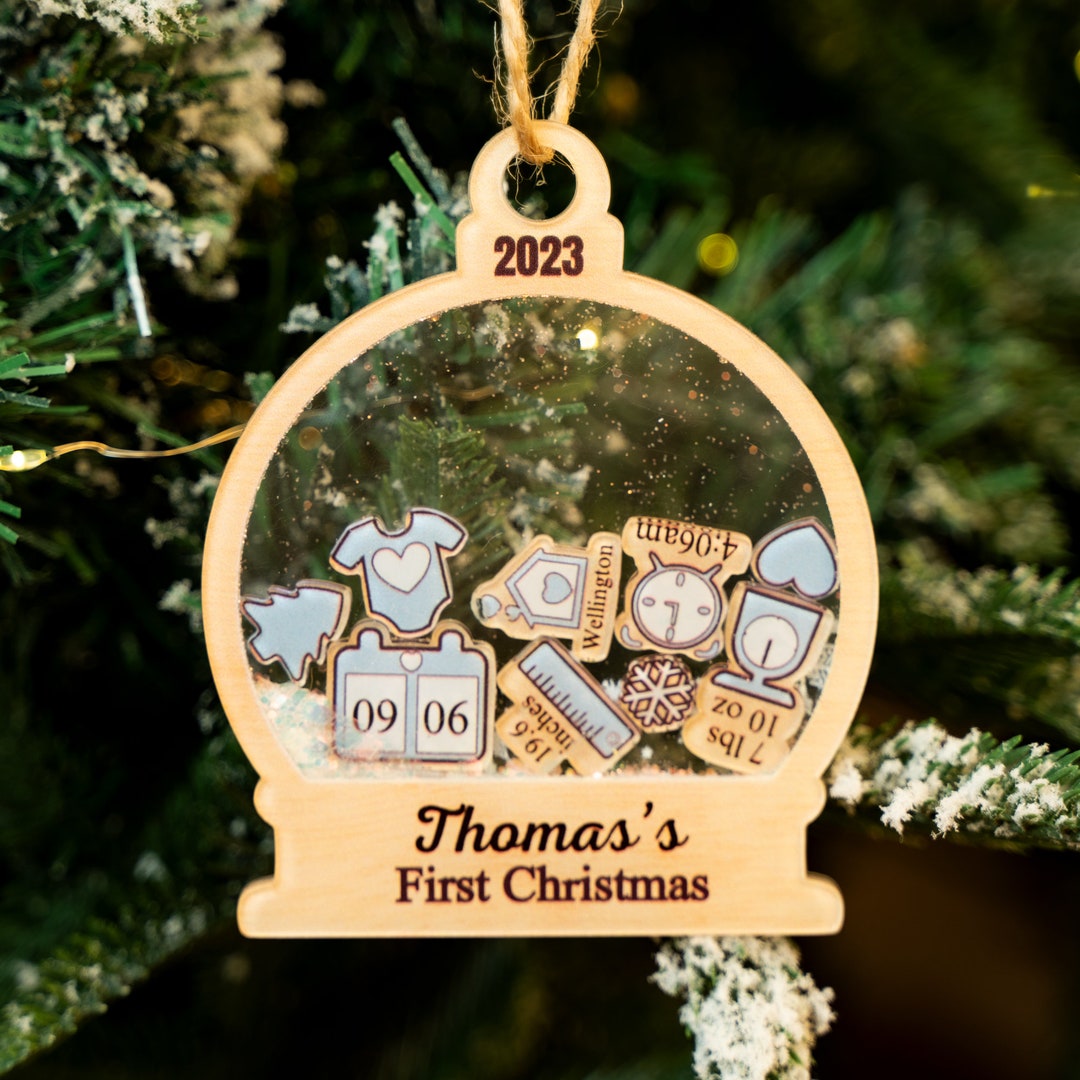 Baby 1st Christmas Ornament, 2023 Baby