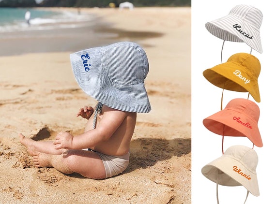 Personalized Sunhat for Kids, Custom Toddlers Hat, Sun Hat UPF50