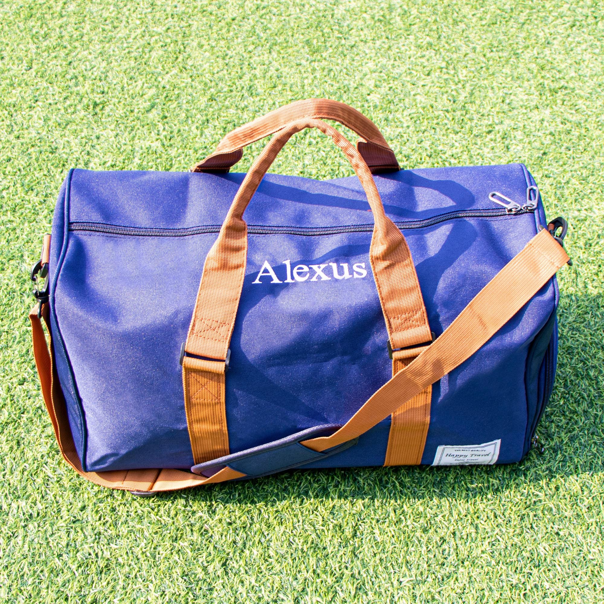 Personalized Duffle Bag, Weekender Bags with Name, GYM Travel Bag, Embroidered Duffle Bag, Father's Day Gift for Dad/Husband, Gift for Him