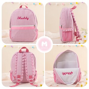 Toddler Backpack Personalized Kids' Backpack Seersucker Backpack Preppy ...