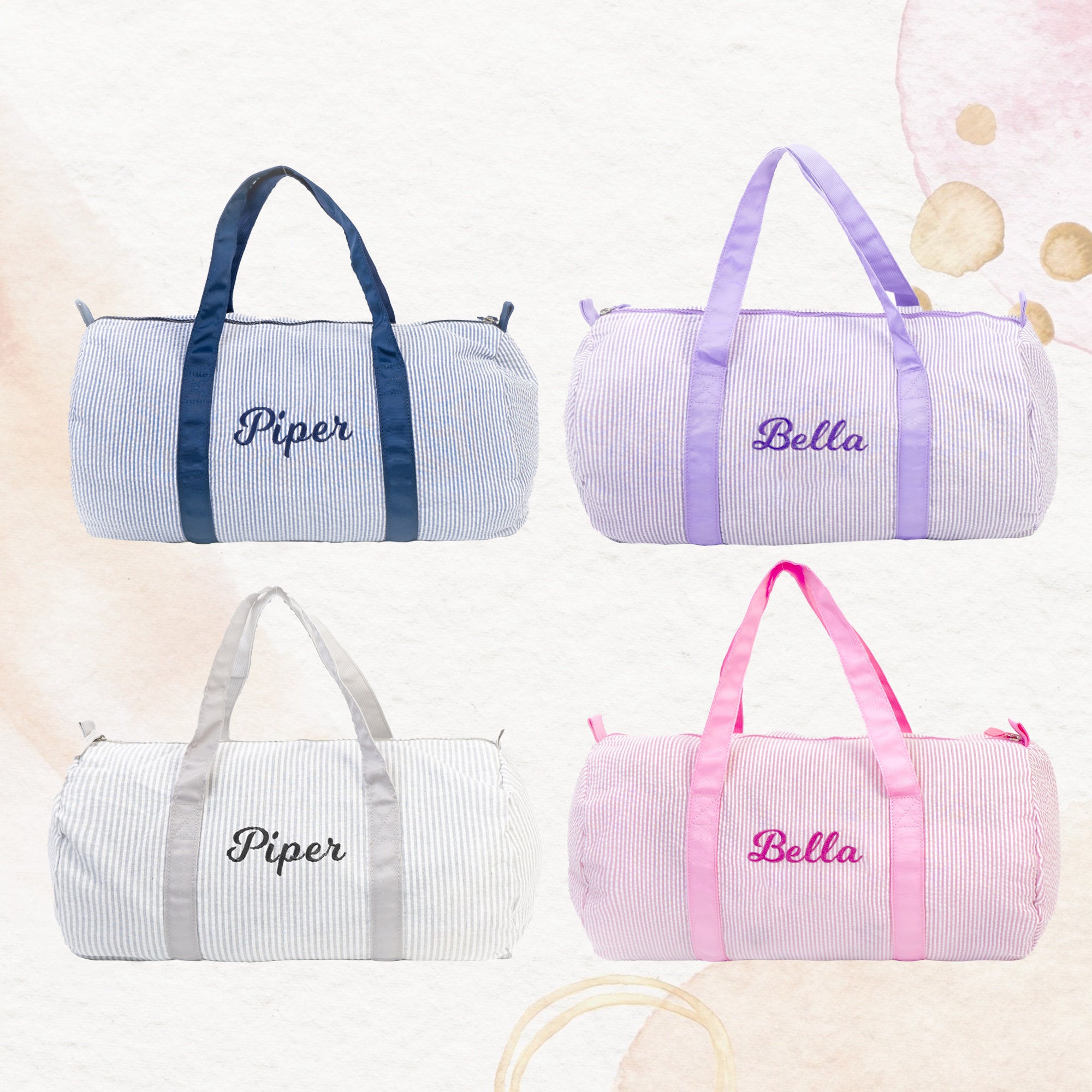 Personalized Kids Duffle Bag, Overnight Bag For Girls, Bags Boys,  Monogrammed Weekender Canvas Duffel Orlando - Yahoo Shopping