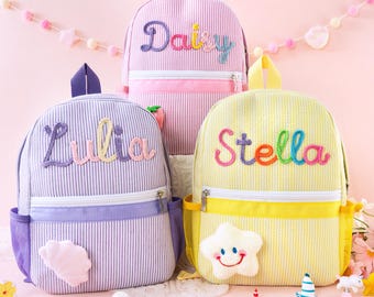 Personalized Toddler Backpack, Back to School Kindergarten Gift, Kids Summer Camp Bag