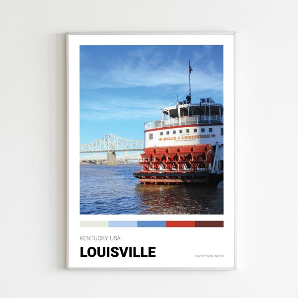 Louisville Poster Etsy