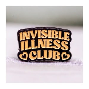 Invisible Illness Pin | Spoonie, Spoonie Pin, Chronic Illness Pin, Disability, Invisible Illness Pin, Disability Pin, Chronic Illness Gifts