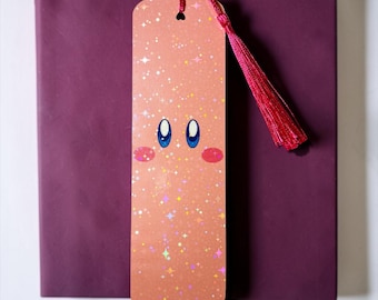 Poyo Bookmark with Tassel | Glitter Holographic Bookmark With Stars