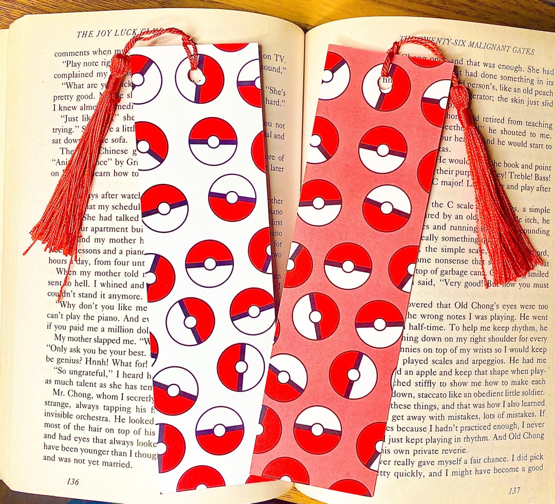 Pokémon Pokéball Bookmarks / Pokémon Cards / Pokémon Gifts / - Etsy España