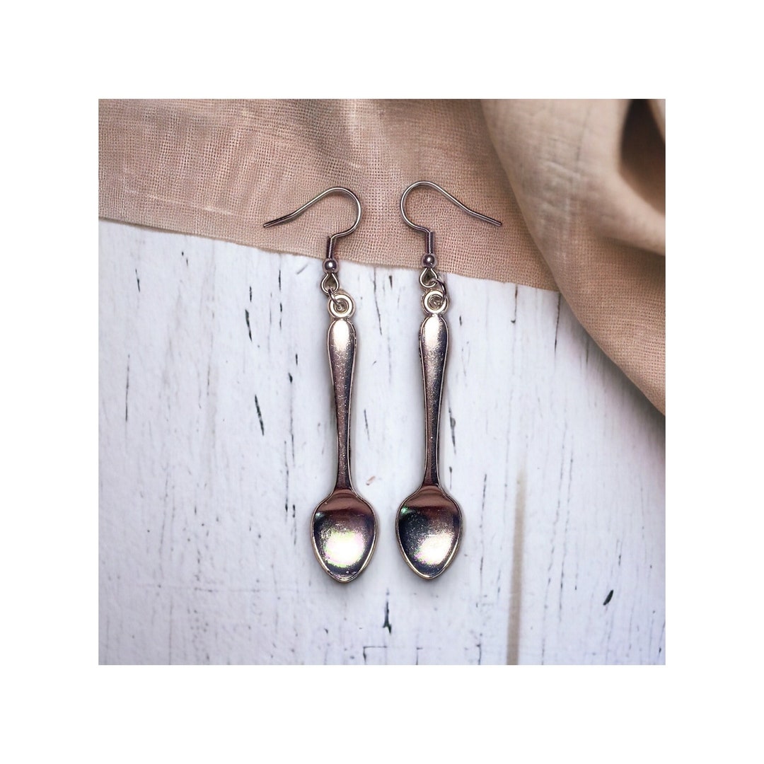 Large Spoonie Earrings spoon Earrings, Chronic Illness Jewelry, Disability, Invisible Illness