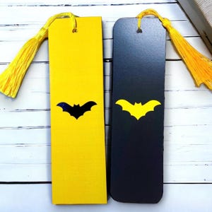 Superhero Bat Bookmarks| Bookmarks for Kids, Bookmarks for Men, Superhero Bookmarks, Novelty Bookmarks, Comic Bookmarks, Comic Book Gift