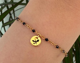 Fourth wing mini bracelet | Rebbeca Yarros | Basgiath | Xaden | Violet | gift for booklovers