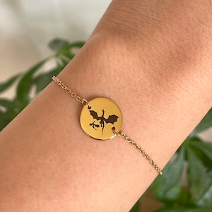 Fourth wing bracelet | Rebbeca Yarros | Basgiath | Xaden | Violet | gift for booklovers
