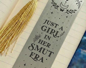 Smut Era Stainless Steel Bookmark | Spicy Romance Reader Gift