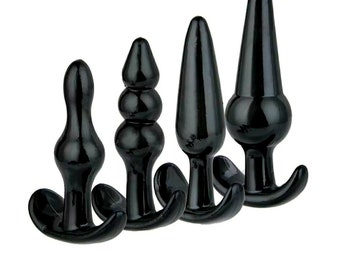 New 4 pack Soft Silicone Butt Plug Training Kit