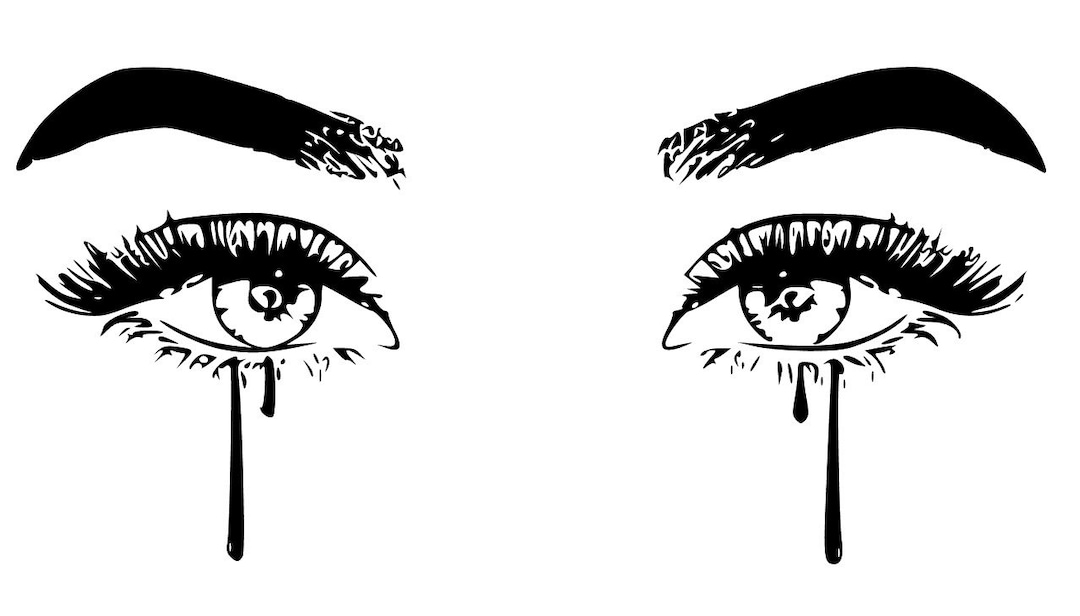 Teary Eyes SVG - Etsy