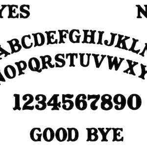 Ouija Template SVG