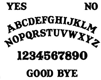 Ouija Template SVG