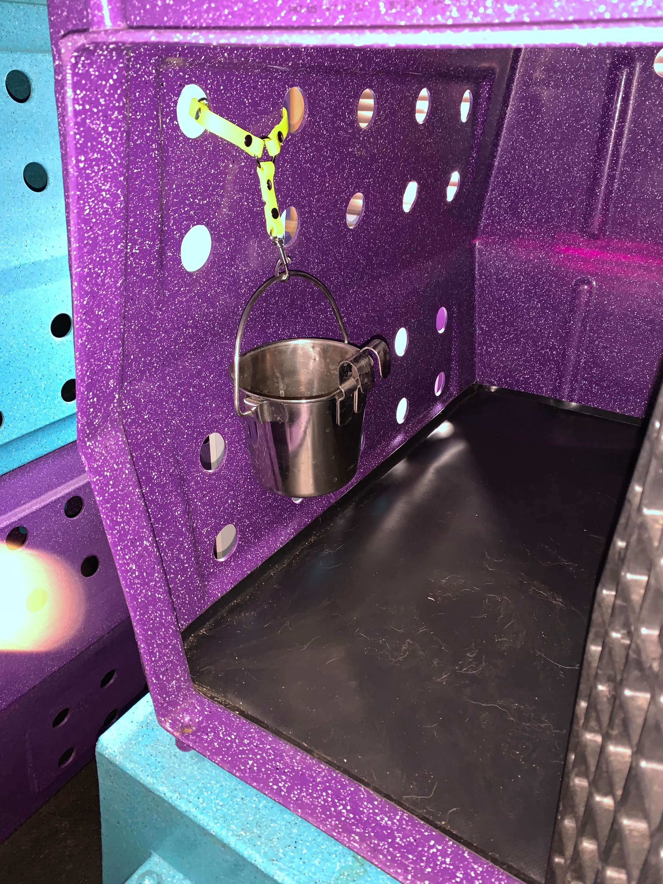 Bucket Holders for Ruff Land Kennel