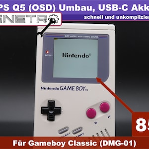 Send in Service - Conversion, Mod Service Nintendo Gameboy Classic (IPS display, battery) Game Boy DMG