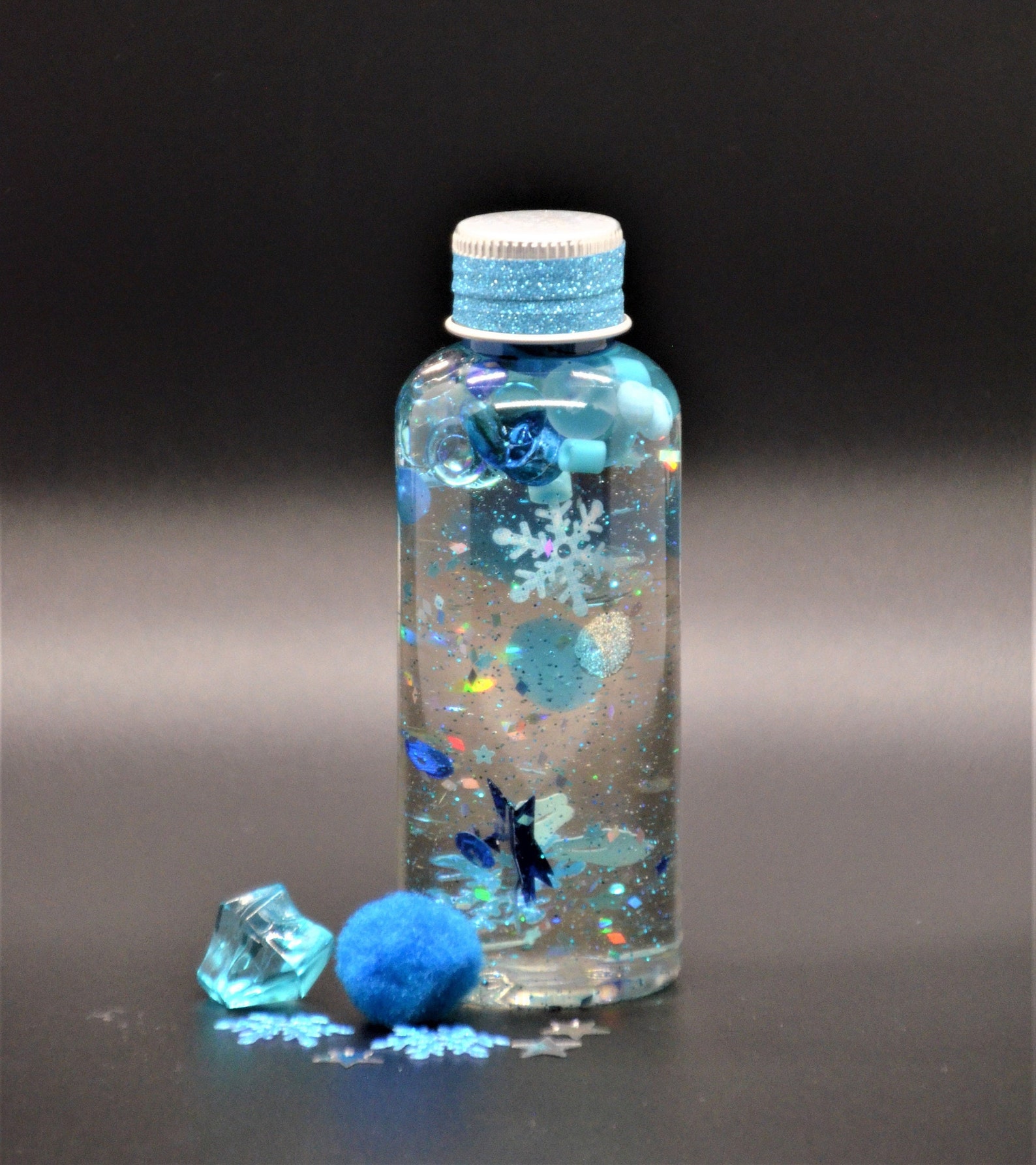 NYOBABE Leuchtende Sensorikflaschen - 3-teiliges Set Für Autismus & ADHS