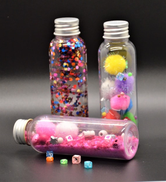 Rainbow Discovery Bottle for Sensory Play and Exploration