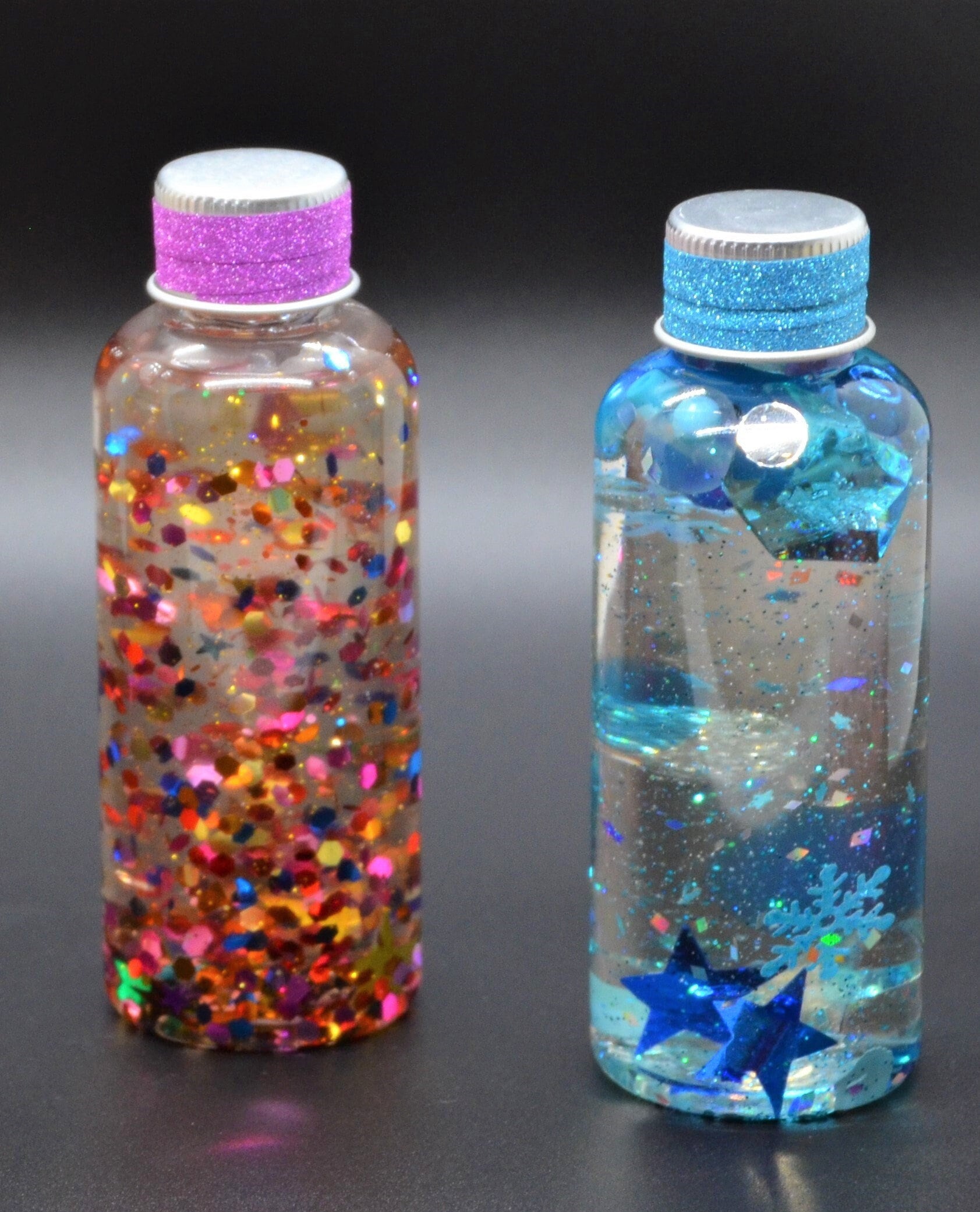 Botellas Sensoriales - Hasta las estrellas y más allá