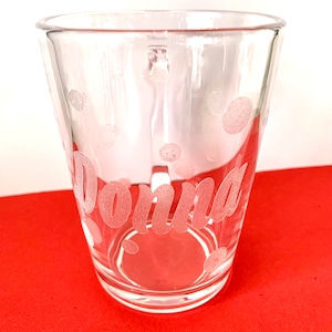 Personalised Christmas mug, glass cup with name, snow mug,Hot chocolate mug, polka dot cup, Xmas gift for her, stocking filler for kids