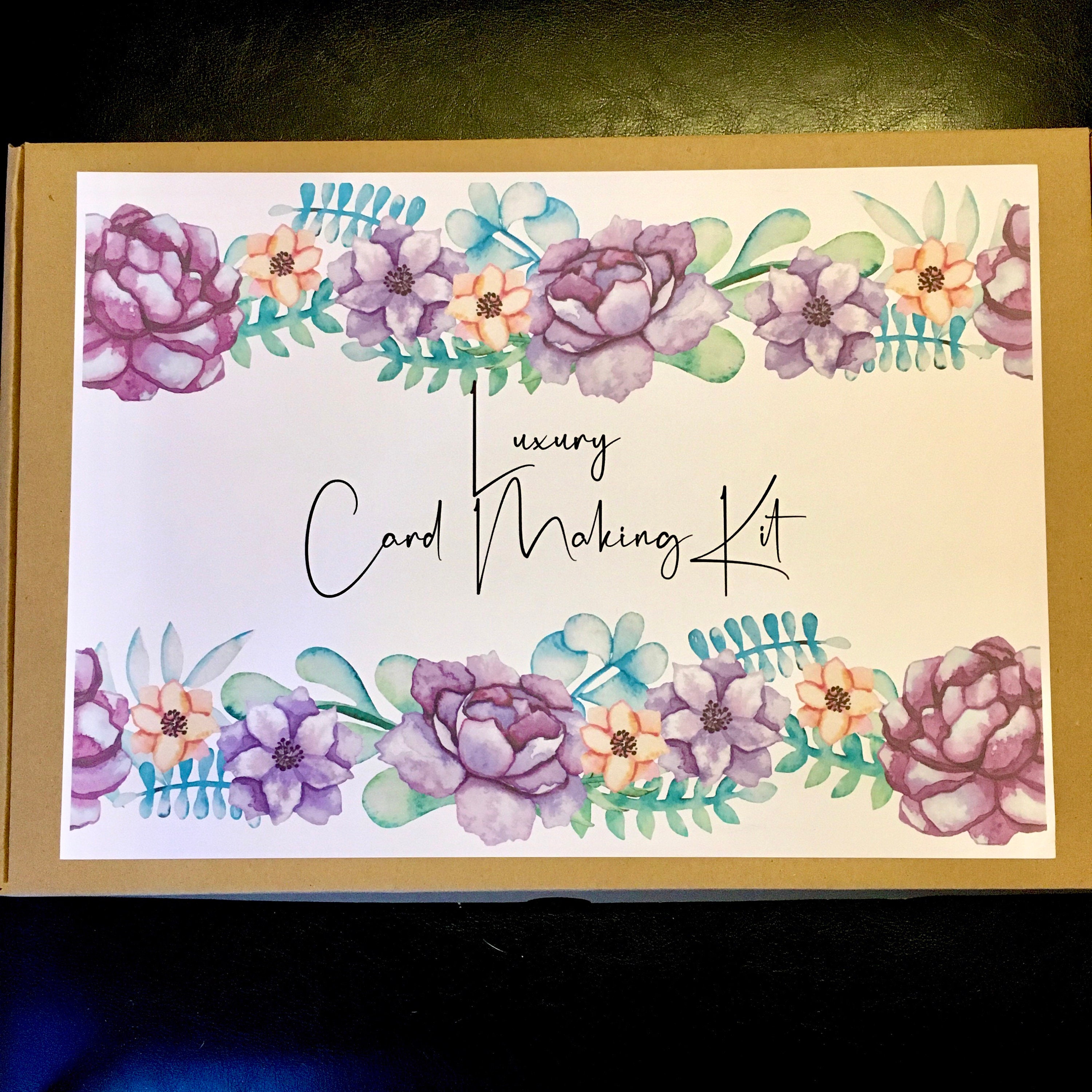 Card Making Kit for Adults, Paper Craft Hamper, Letter Box Gift