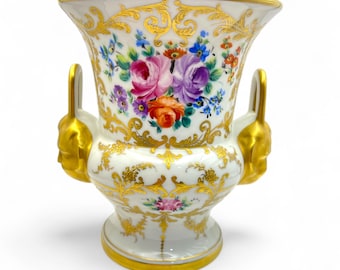 Exquisite Le Tallec Paris Hand-Painted Porcelain Vase