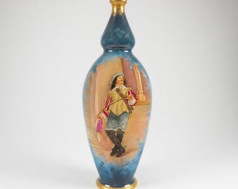 Antique Royal Bonn Hand Painted Vase • 1888–1920 • Artist Signed • 21 cm / 8.25 in • Gold Gilt • Rare German Porcelain