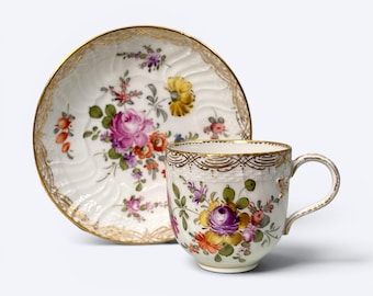 Porcelain Cups & Saucers