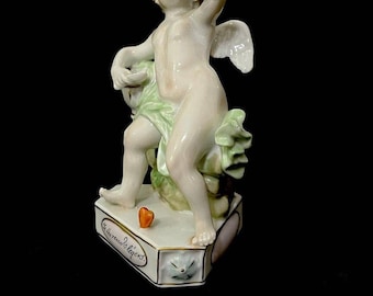 Carl Thieme Potschappel Dresden Antique Cherub Figurine