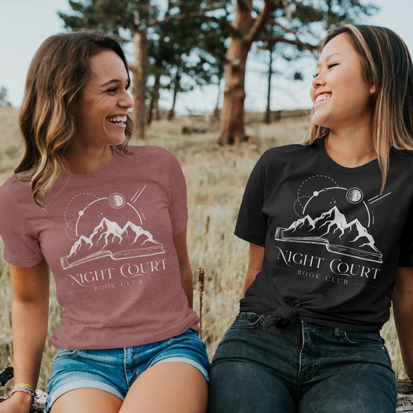 Licensed Night Court Book Club Tee | ACOTAR | A Court of Thorns & Roses | Book Merch