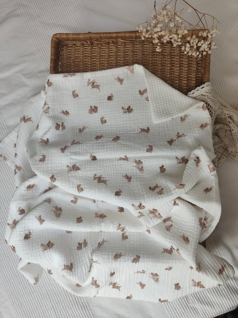 Summer bunny blanket image 3