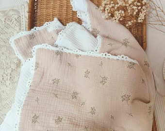 Couverture été bebe camomille