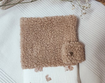 rabbit fleece health record cover
