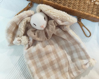 Doudou Aimé vichy beige