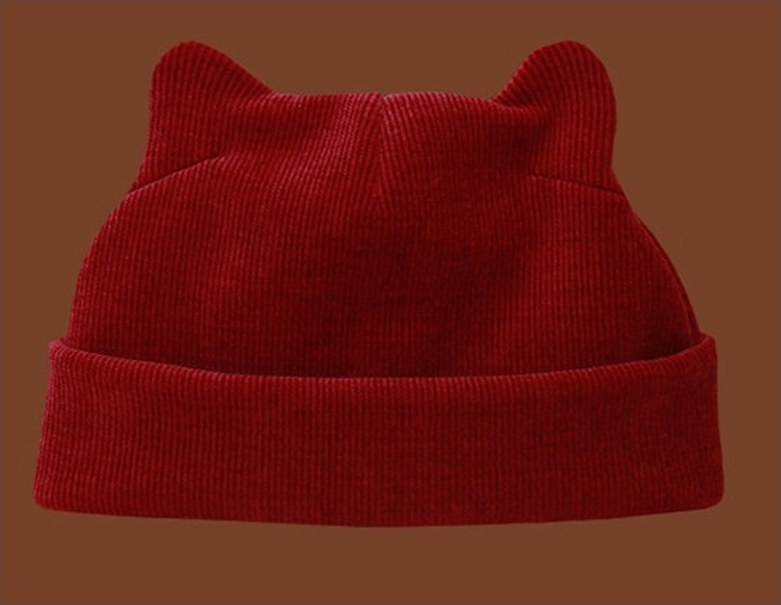 Cute Knitted Cat Ear Hat Wool Cap Women Beanie Winter Hat Etsy