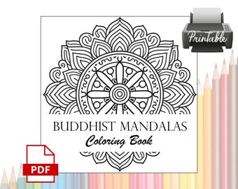 Livre de coloriage mandalas bouddhistes (PDF)