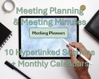 Digital Meeting Planner