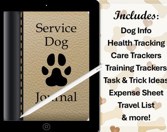 Digital Service Dog Journal