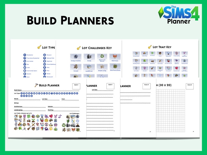 Afdrukbare Sims 4 Planner afbeelding 7