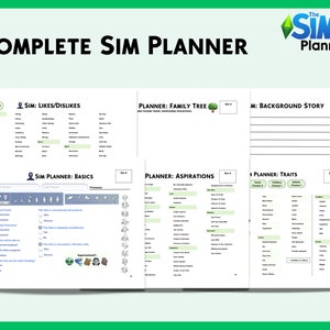 Afdrukbare Sims 4 Planner afbeelding 4