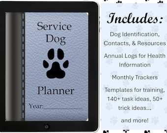 Digital Service Dog Planner