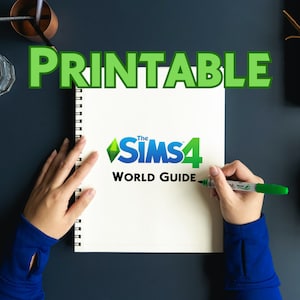 Printable Sims 4 World Guide (updated for Businesses & Hobbies)