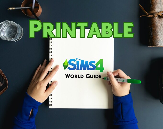 Printable Sims 4 World Guide (updated for Enchanted by Nature) - Etsy