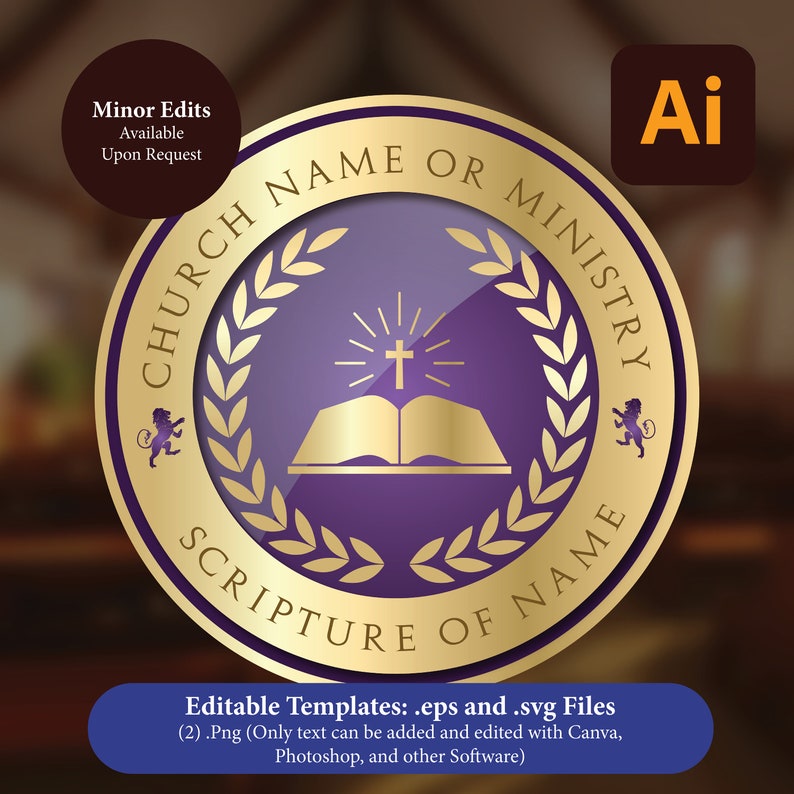 The Seal of the Bishop Vector Template 212 Editable Svg High Quality The Seal of the Bishop Vector Template 212 Editable Svg High Quality