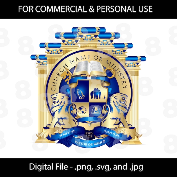 Church Seal Template Etsy Church Seal Template Etsy